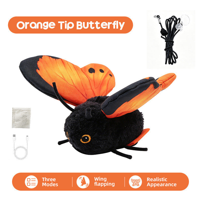 Smart Sensing Automatic Flapping Butterfly Cat Toy