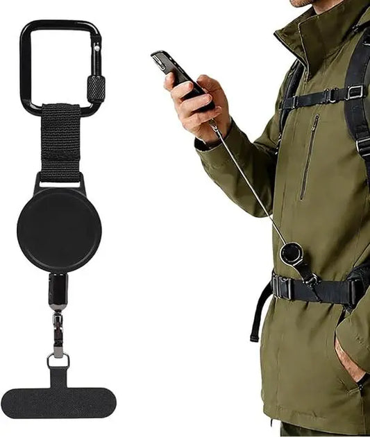 Never Lose Your Phone Again,Retractable Anti-Theft Phone Lanyard