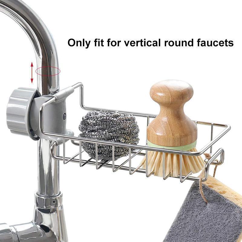 The Sink Upgrade That Keeps Your Kitchen Clean & Clutter-Free  Premium Stainless Steel Sink Organizer Rack