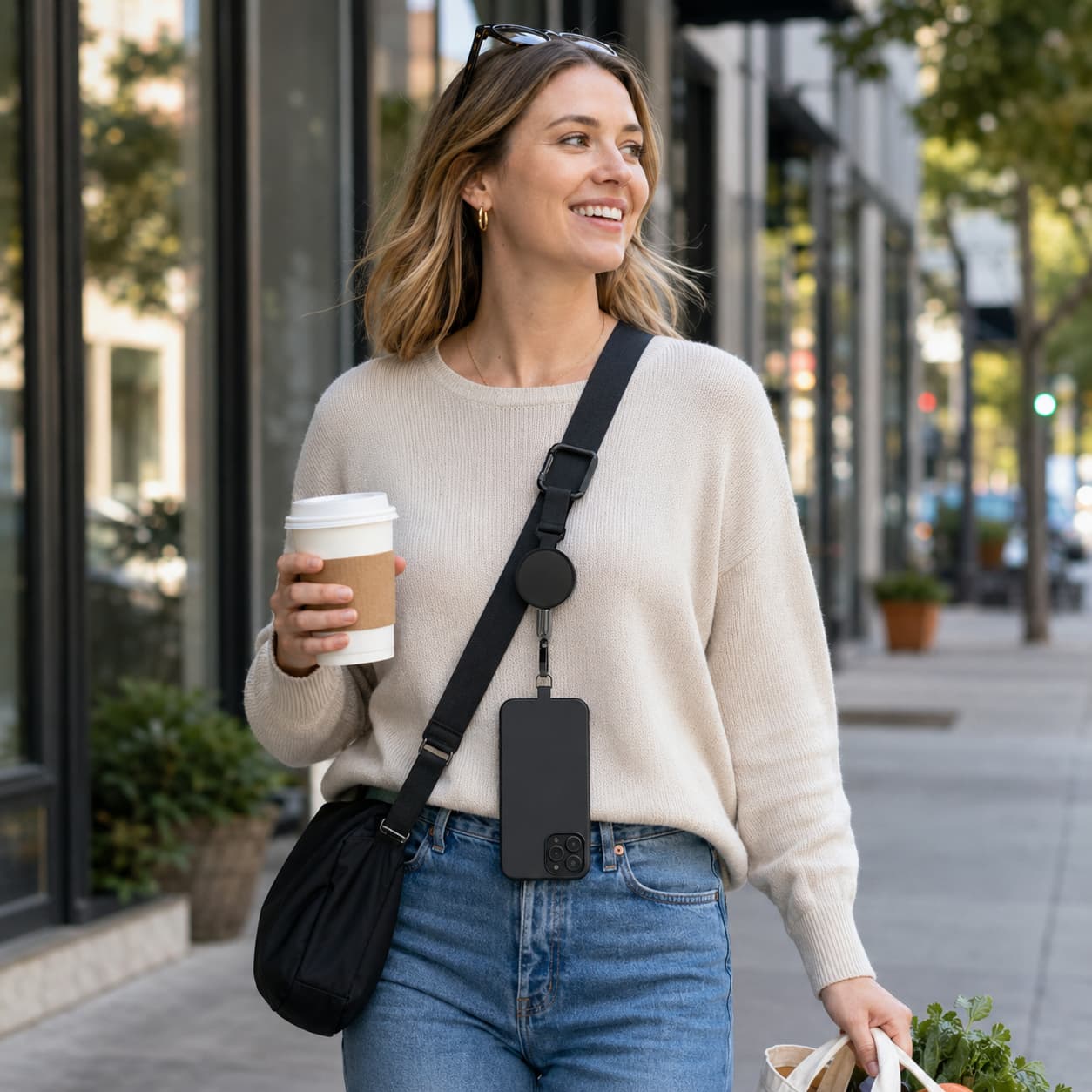 Never Lose Your Phone Again,Retractable Anti-Theft Phone Lanyard