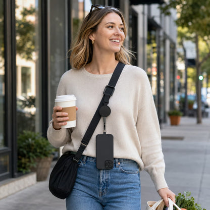 Never Lose Your Phone Again,Retractable Anti-Theft Phone Lanyard