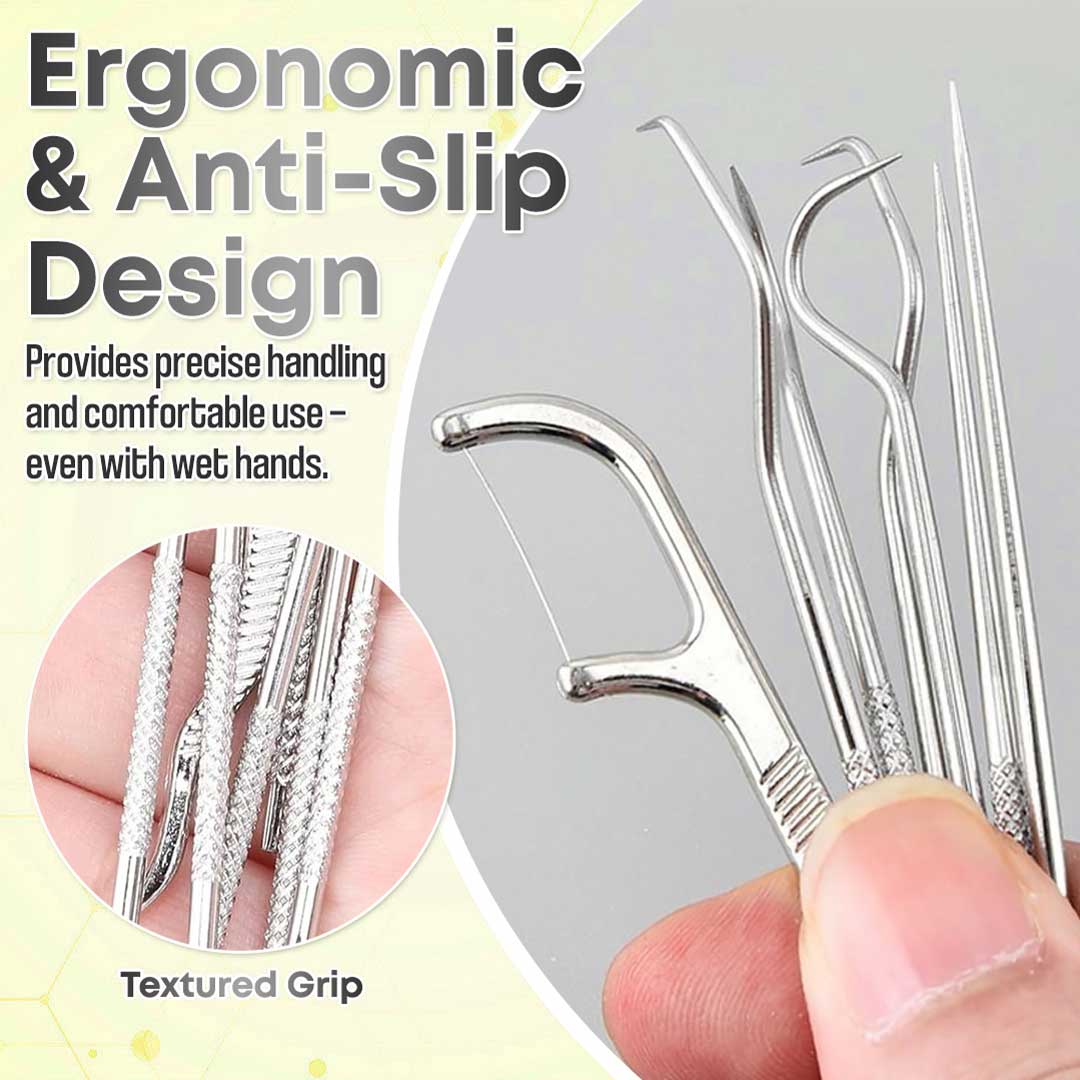 7-in-1 Titanium Toothpick & Multi-Tool Keychain