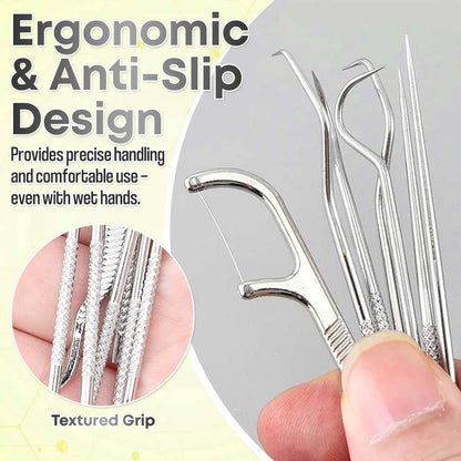 7-in-1 Titanium Toothpick & Multi-Tool Keychain