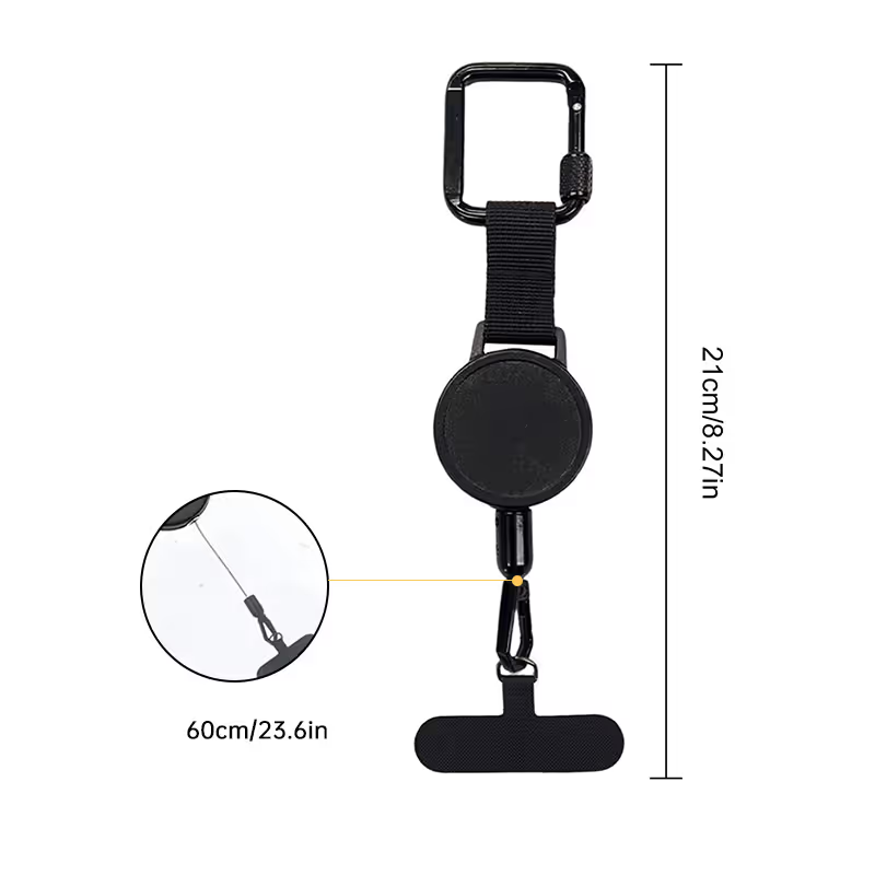 Never Lose Your Phone Again,Retractable Anti-Theft Phone Lanyard