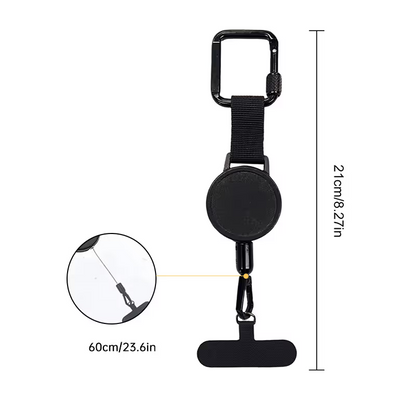 Never Lose Your Phone Again,Retractable Anti-Theft Phone Lanyard