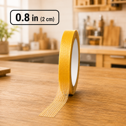 Heavy Duty Double Sided Mesh Tape - Industrial Strength Adhesive