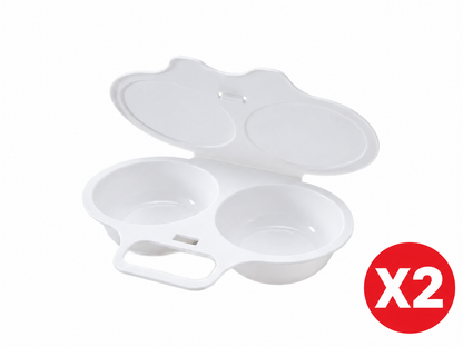 🍳 Make Breakfast Easier — Microwave Egg Poacher Makes 2 Eggs In 1 Minute