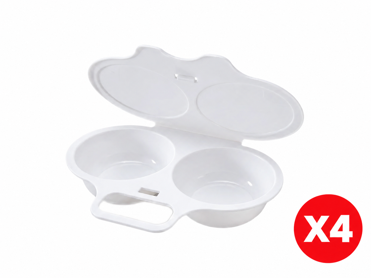 🍳 Make Breakfast Easier — Microwave Egg Poacher Makes 2 Eggs In 1 Minute