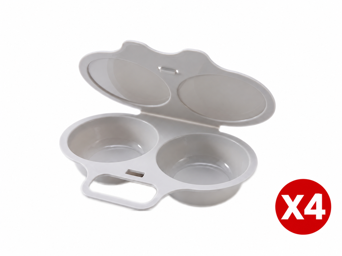 🍳 Make Breakfast Easier — Microwave Egg Poacher Makes 2 Eggs In 1 Minute