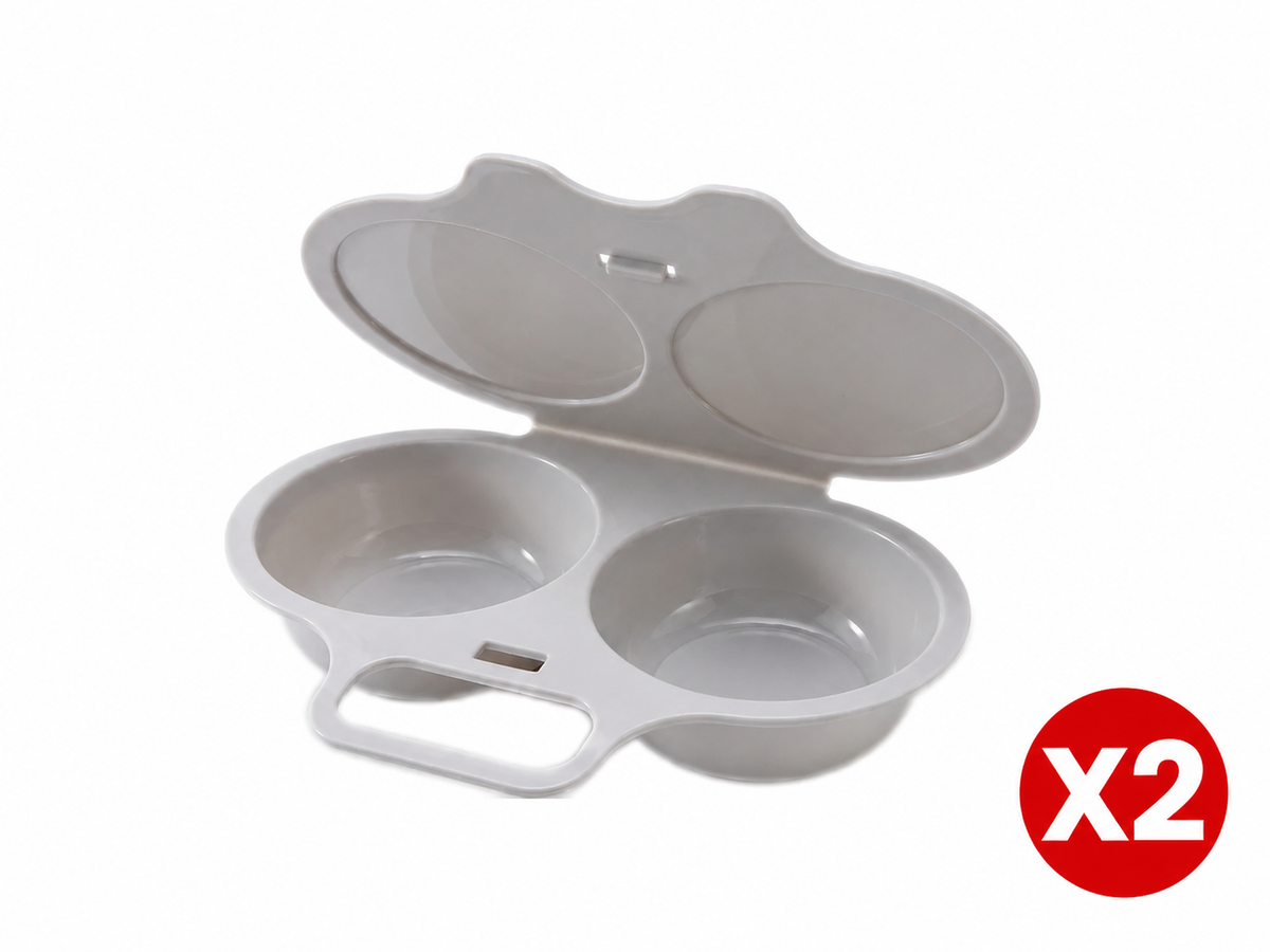 🍳 Make Breakfast Easier — Microwave Egg Poacher Makes 2 Eggs In 1 Minute