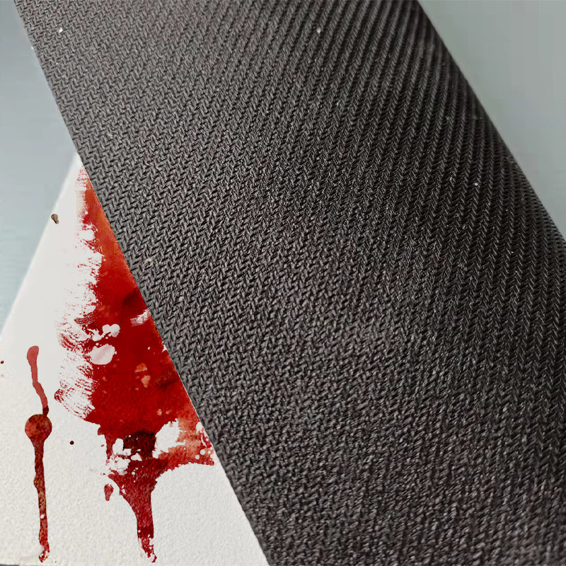 BloodStep™ Water-Activated Horror Mat backing and material detail