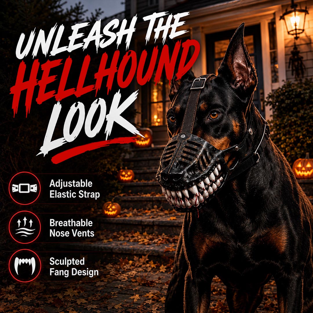 🎃 EARLY HALLOWEEN 49% OFF🔥🐶Hell Hound Monster Muzzle