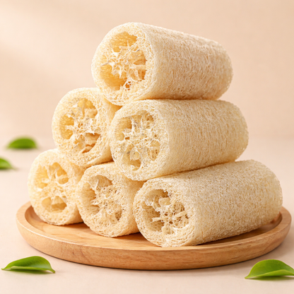 Premium Natural Loofah Sponge | 100% Plant-Based Biodegradable Scrubber