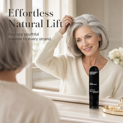 ✨Fluffy Hair Shaping Spray, Long Lasting Peach Scent Volumizing Hair Mist for All-Day Hold