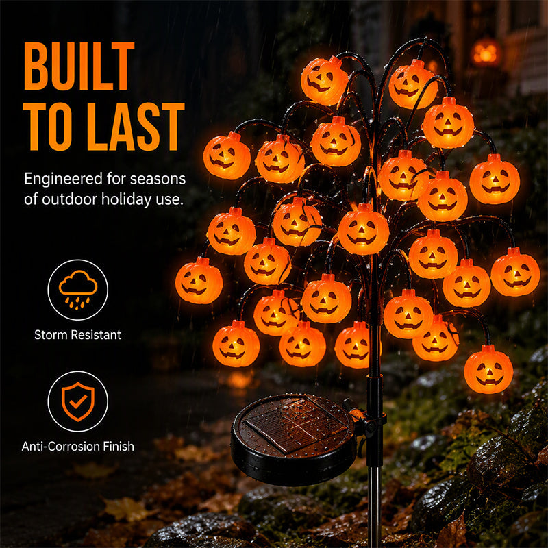 🎃 Halloween Solar Branch Lights — Charges by Day, Glows at Night 🌙