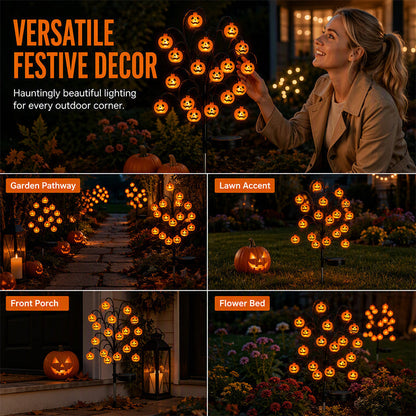 🎃 Halloween Solar Branch Lights — Charges by Day, Glows at Night 🌙