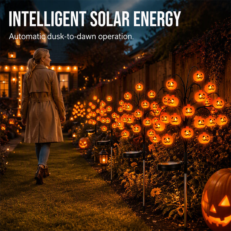 🎃 Halloween Solar Branch Lights — Charges by Day, Glows at Night 🌙