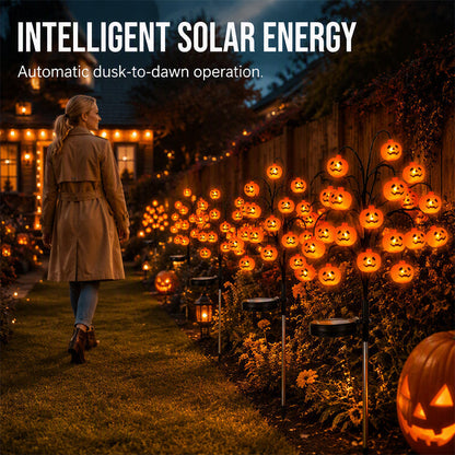 🎃 Halloween Solar Branch Lights — Charges by Day, Glows at Night 🌙