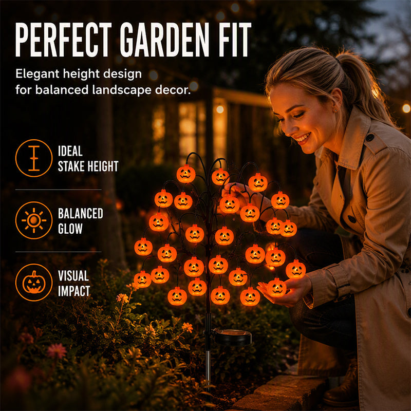 🎃 Halloween Solar Branch Lights — Charges by Day, Glows at Night 🌙