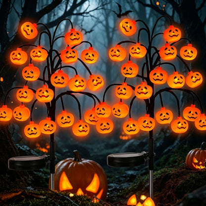 🎃 Halloween Solar Branch Lights — Charges by Day, Glows at Night 🌙