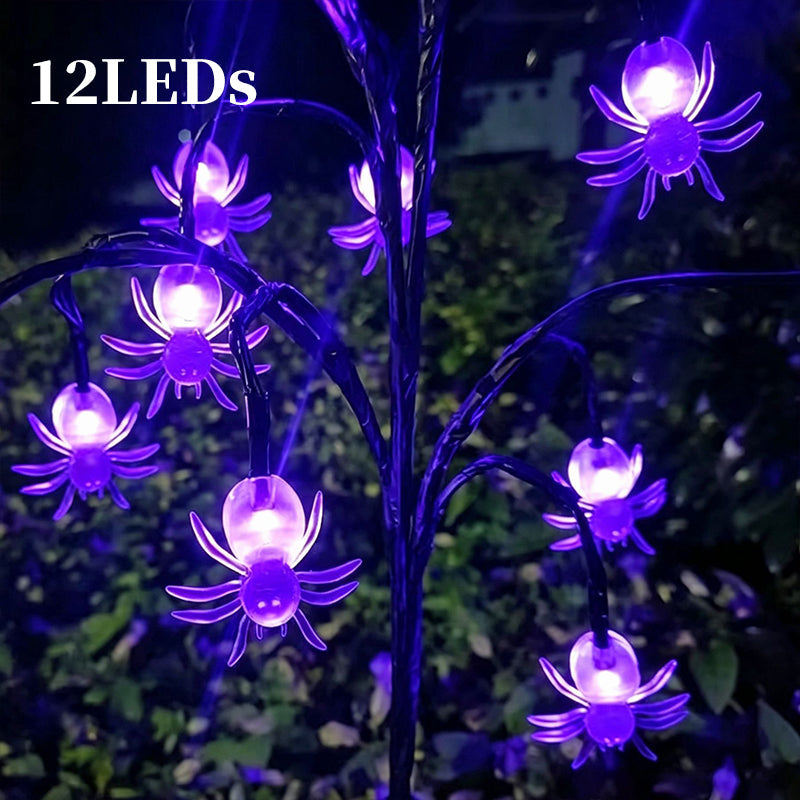 🎃 Halloween Solar Branch Lights — Charges by Day, Glows at Night 🌙