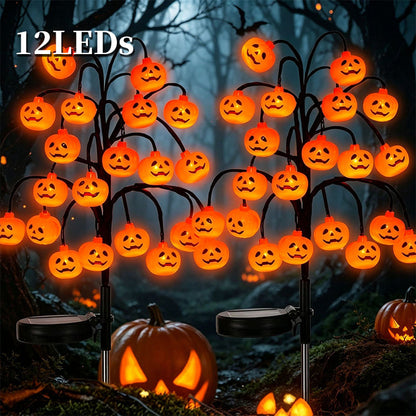 🎃 Halloween Solar Branch Lights — Charges by Day, Glows at Night 🌙