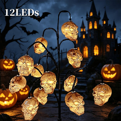 🎃 Halloween Solar Branch Lights — Charges by Day, Glows at Night 🌙