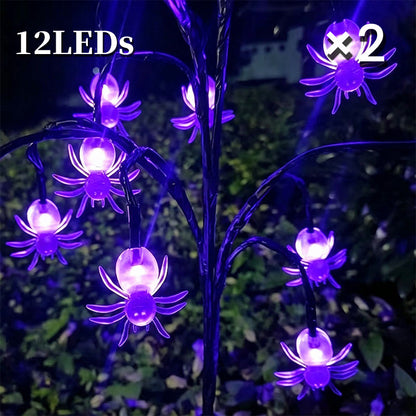 🎃 Halloween Solar Branch Lights — Charges by Day, Glows at Night 🌙