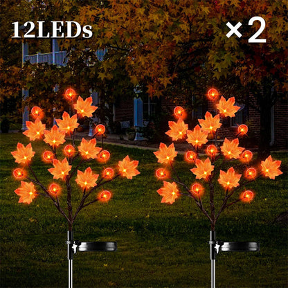 🎃 Halloween Solar Branch Lights — Charges by Day, Glows at Night 🌙