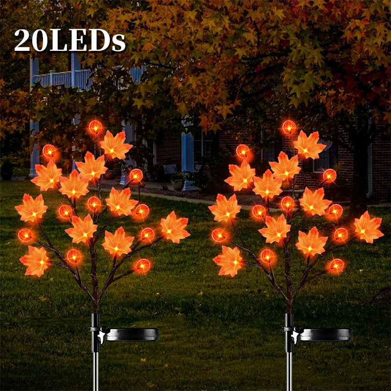 🎃 Halloween Solar Branch Lights — Charges by Day, Glows at Night 🌙