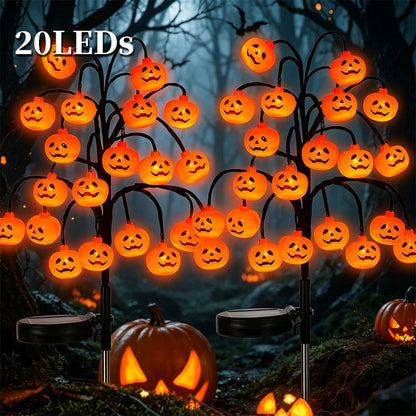 🎃 Halloween Solar Branch Lights — Charges by Day, Glows at Night 🌙