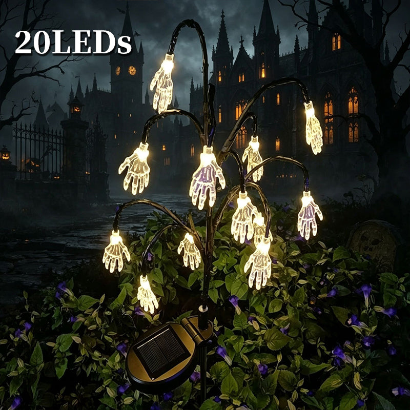 🎃 Halloween Solar Branch Lights — Charges by Day, Glows at Night 🌙