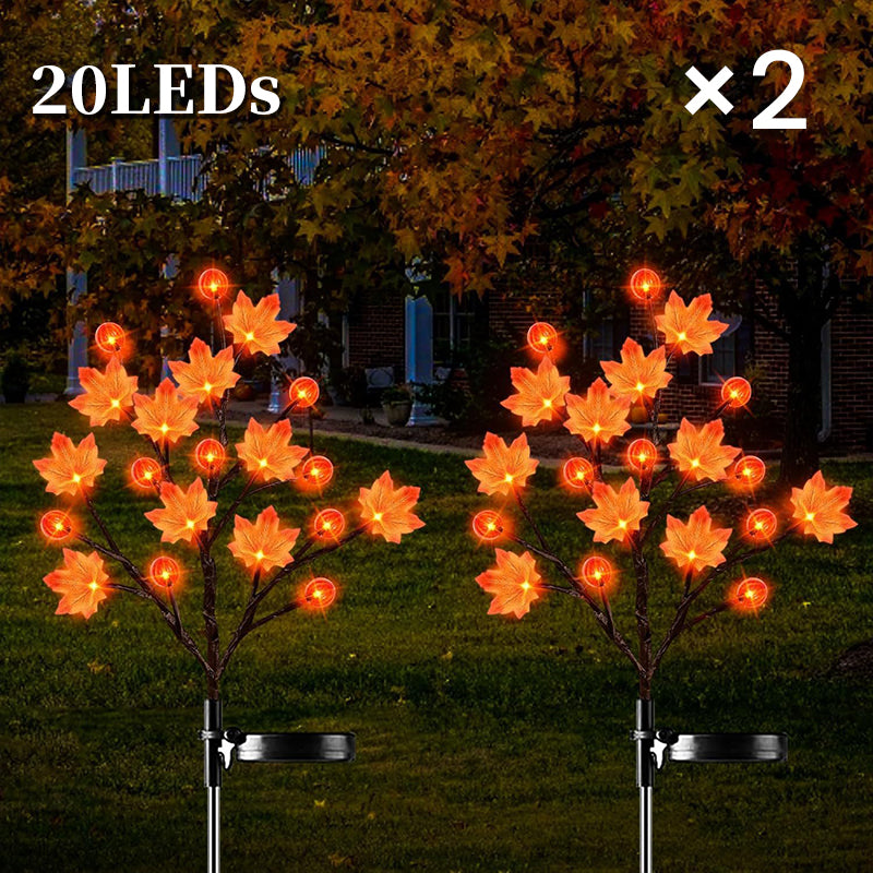 🎃 Halloween Solar Branch Lights — Charges by Day, Glows at Night 🌙