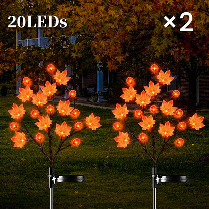🎃 Halloween Solar Branch Lights — Charges by Day, Glows at Night 🌙