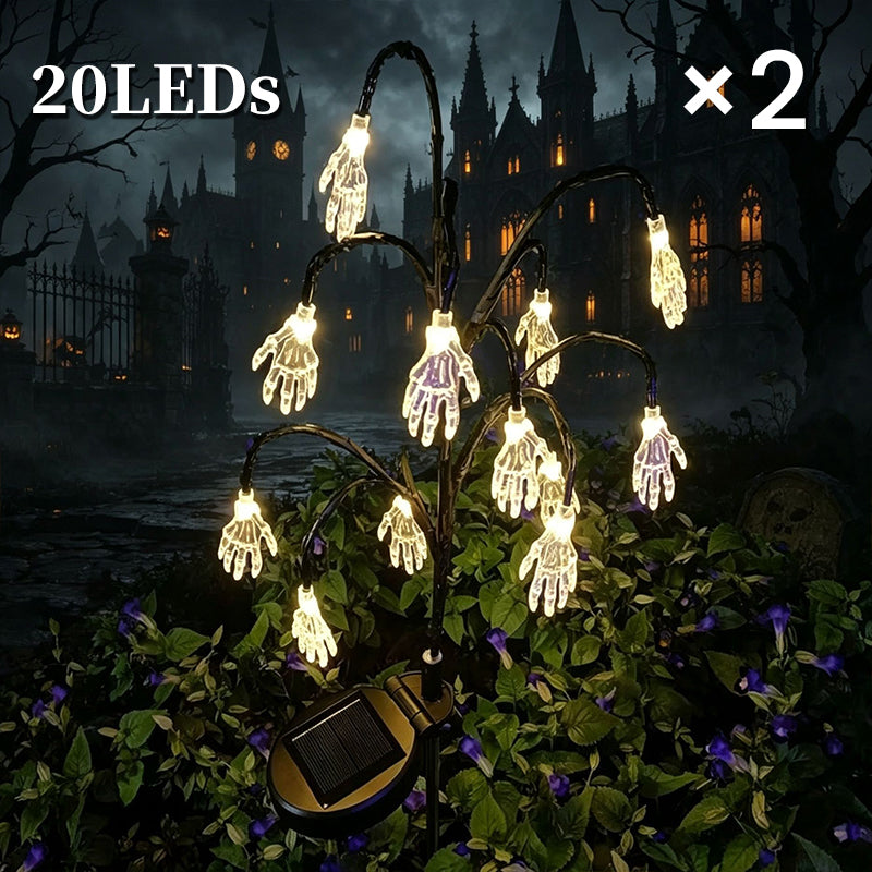 🎃 Halloween Solar Branch Lights — Charges by Day, Glows at Night 🌙