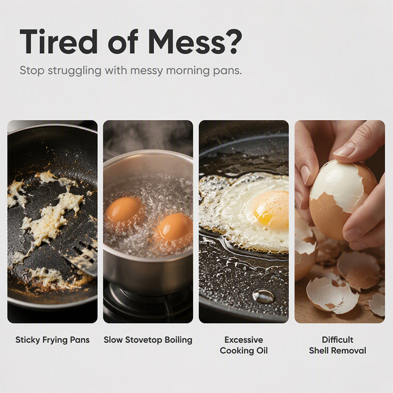 🍳 Make Breakfast Easier — Microwave Egg Poacher Makes 2 Eggs In 1 Minute