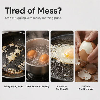 🍳 Make Breakfast Easier — Microwave Egg Poacher Makes 2 Eggs In 1 Minute